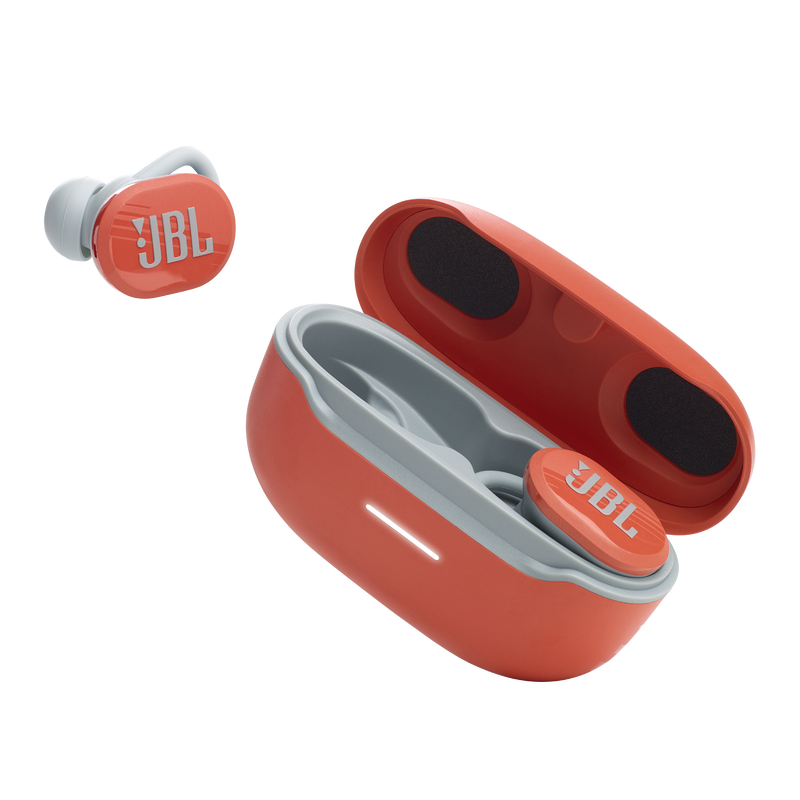 JBL Endurance Race TWS - Coral - Waterproof true wireless active sport earbuds - Detailshot 6 image number null
